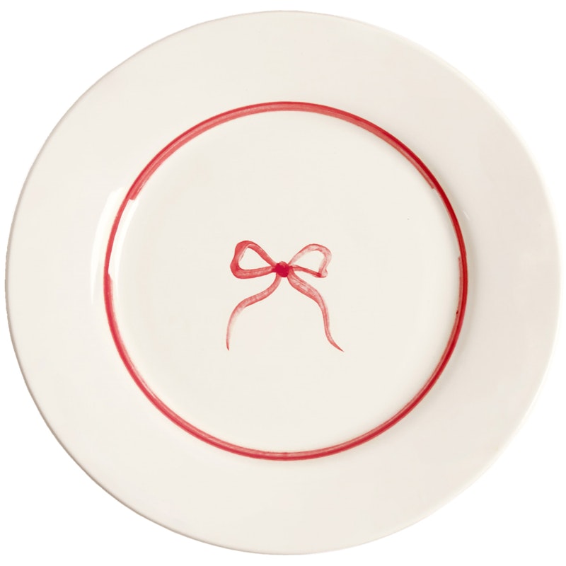 Bow Sidetallerken 22 cm, Rosa