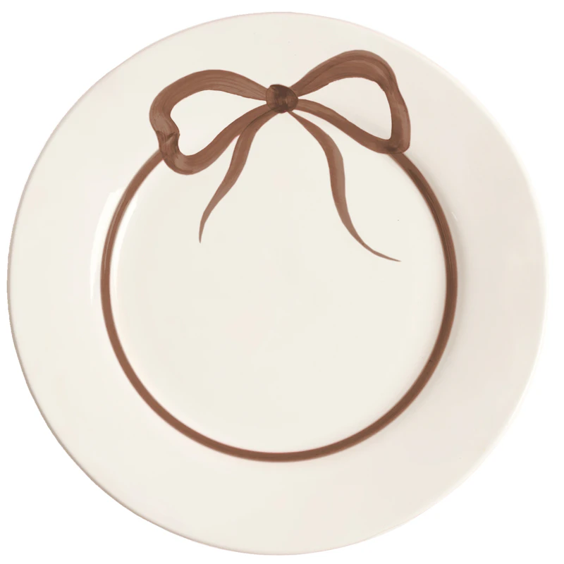 Bow Tallerken 28 cm, Brun