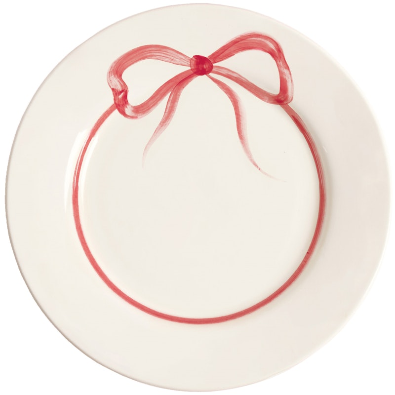 Bow Tallerken 28 cm, Rosa