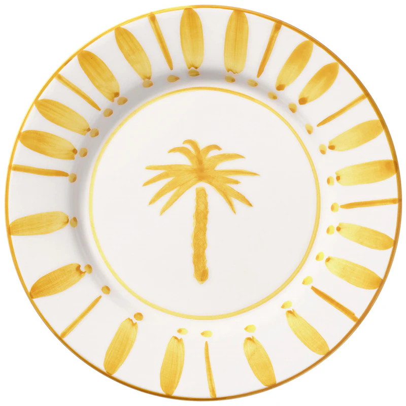 Cannes Sidetallerken 22 cm, Gul