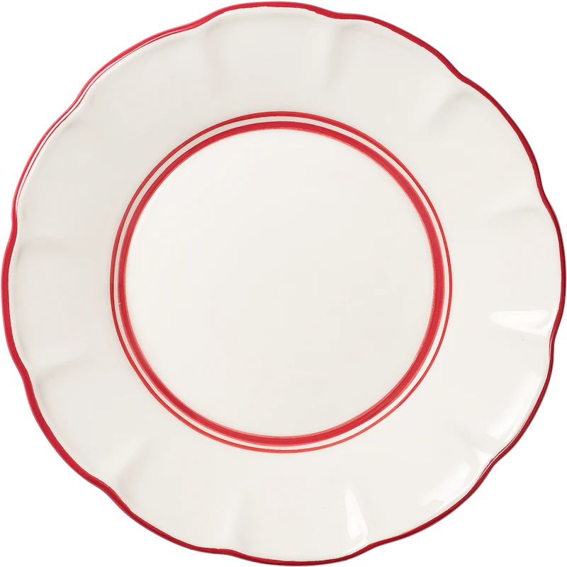 Bistro Middagstallerken 28 cm, Rød