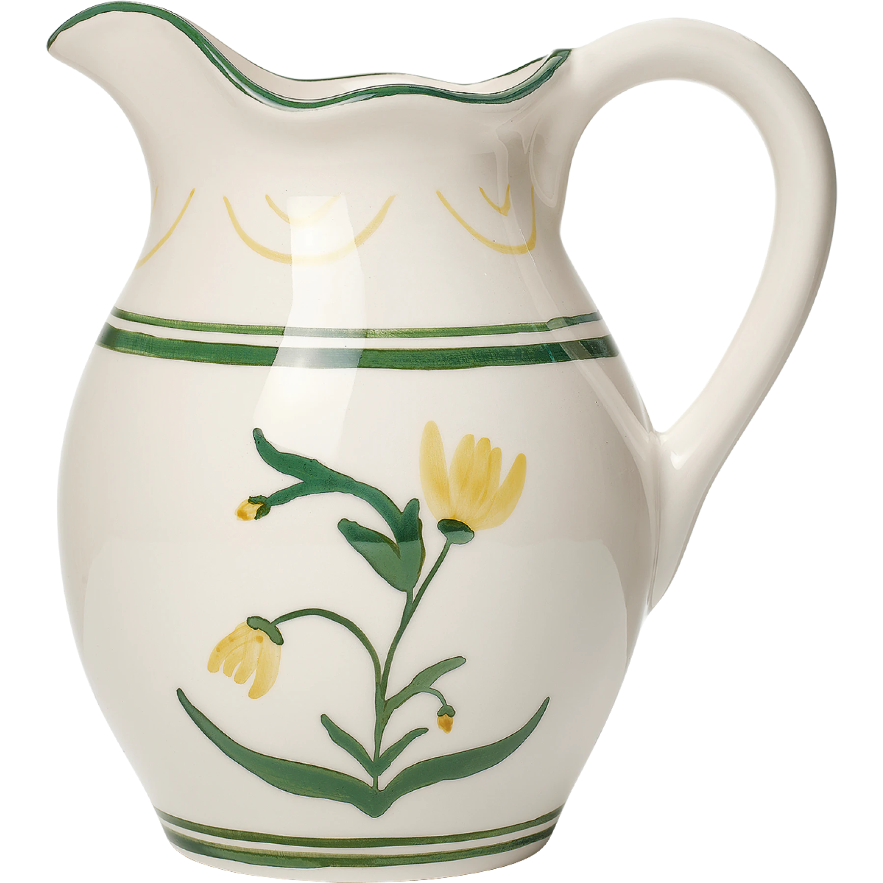 Pick a Poppy Cottage Flower Kande 10 Cm - Vandkarafler & Vandkander Earthenware Gul - C32171316SS26-490