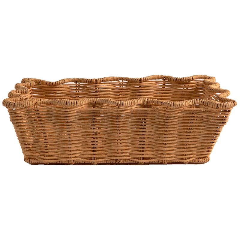 Scallop Kurv 20x30 cm, Naturlig