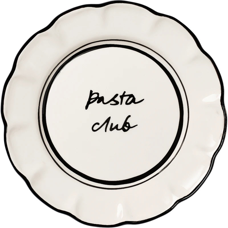 Bistro Sidetallerken 21,5 cm, Sort
