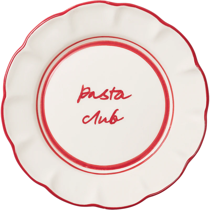 Bistro Sidetallerken 21,5 cm, Rød
