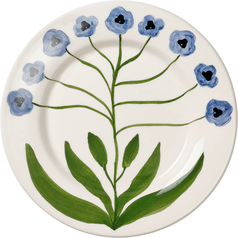 Pansy Sidetallerken Madelen Möllard x Pick a Poppy 22 cm