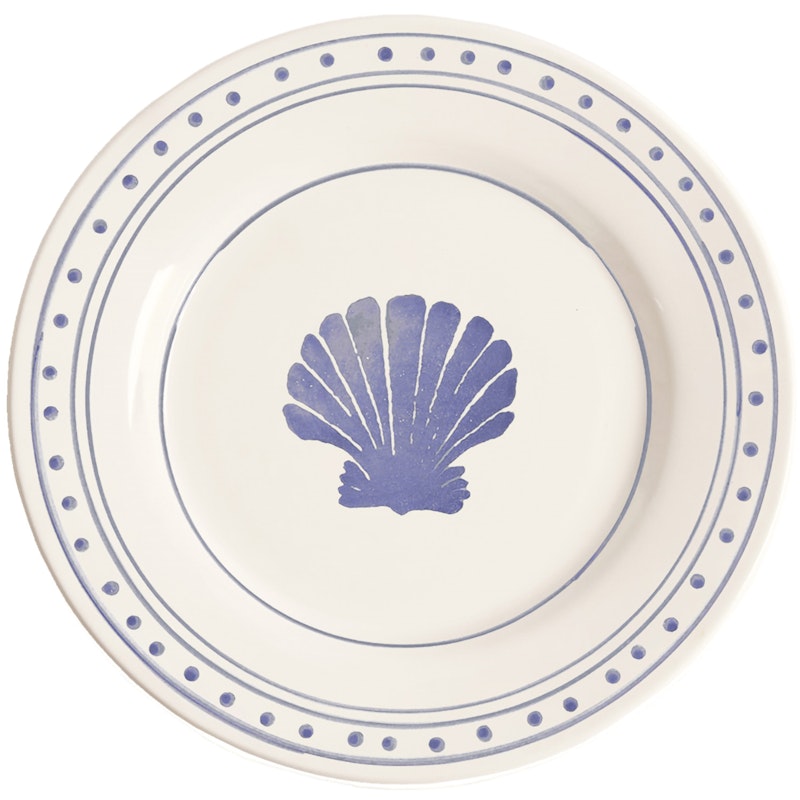 Shell Sidetallerken 22 cm, Blå
