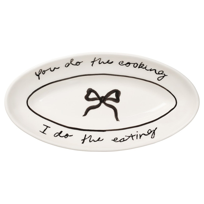 Bow Serveringsfad 26 cm, Sort