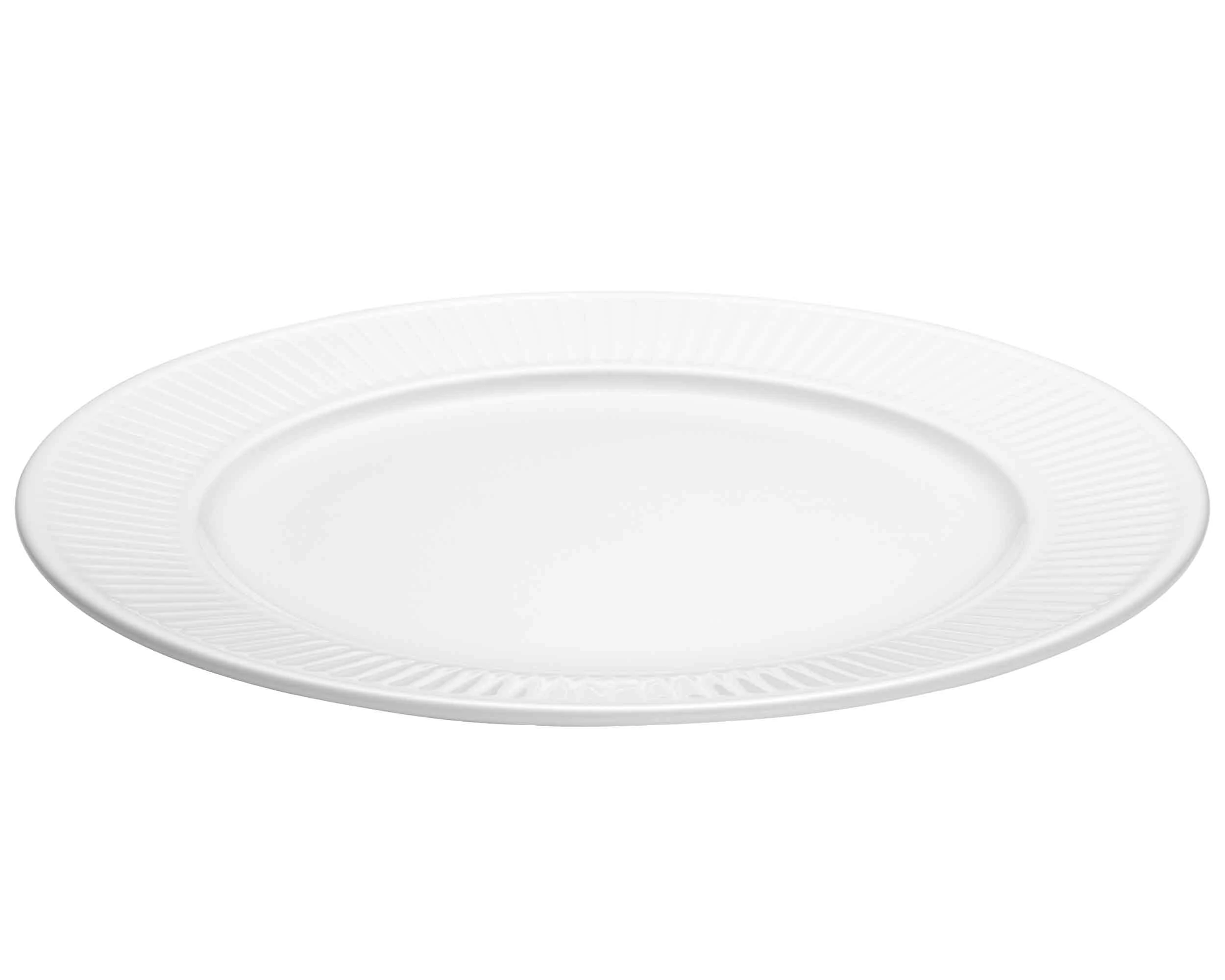 Pillivuyt Pliss&eacute; Tallerken 26 Cm - Middagstallerkner Porcel&aelig;n Hvid - 18406