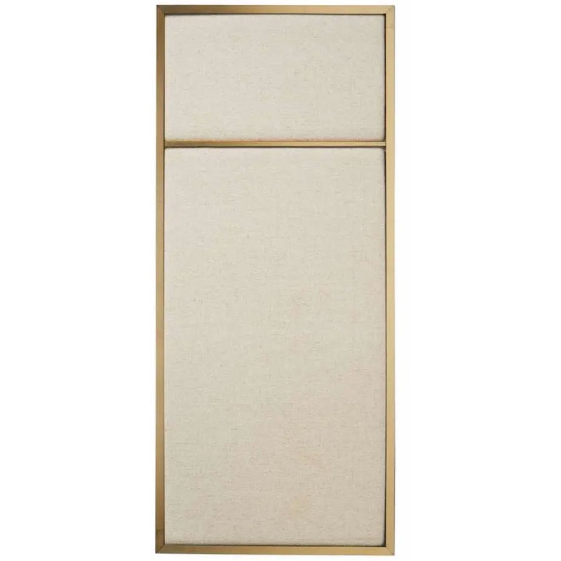 Nouveau Pin Opslagstavle Lille, Messing / Canvas