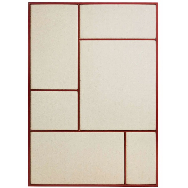 Nouveau Pin Opslagstavle Stor, Basque Red