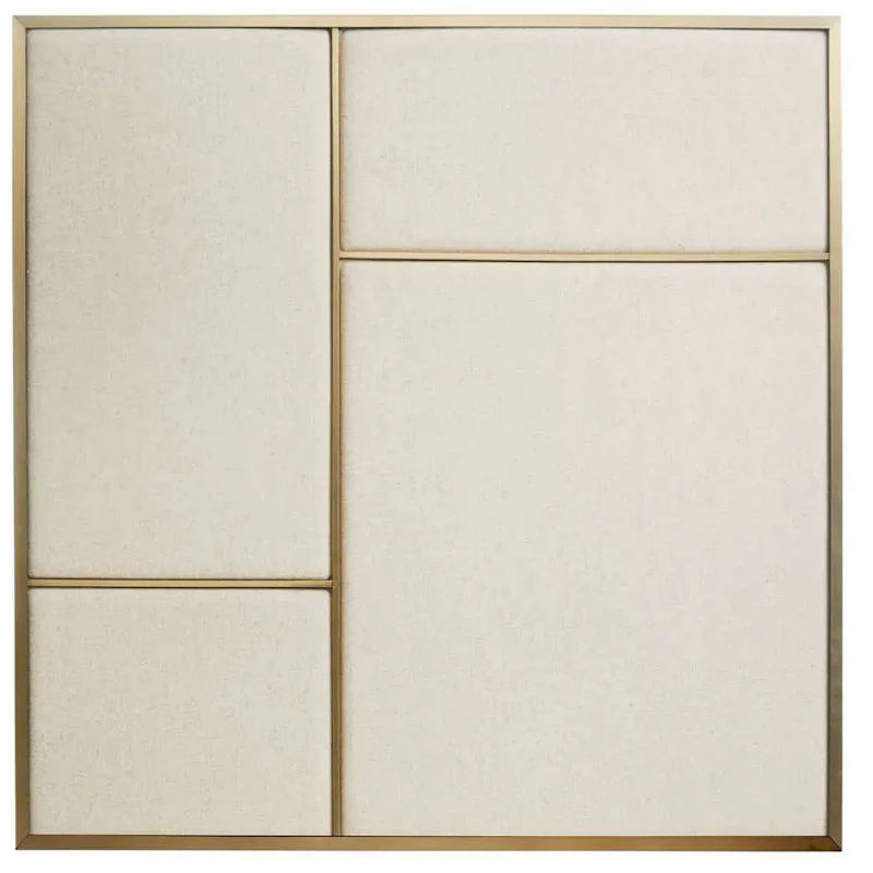 Nouveau Pin Opslagstavle Medium, Messing / Canvas