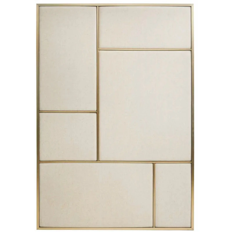 Nouveau Pin Opslagstavle Stor, Messing / Canvas