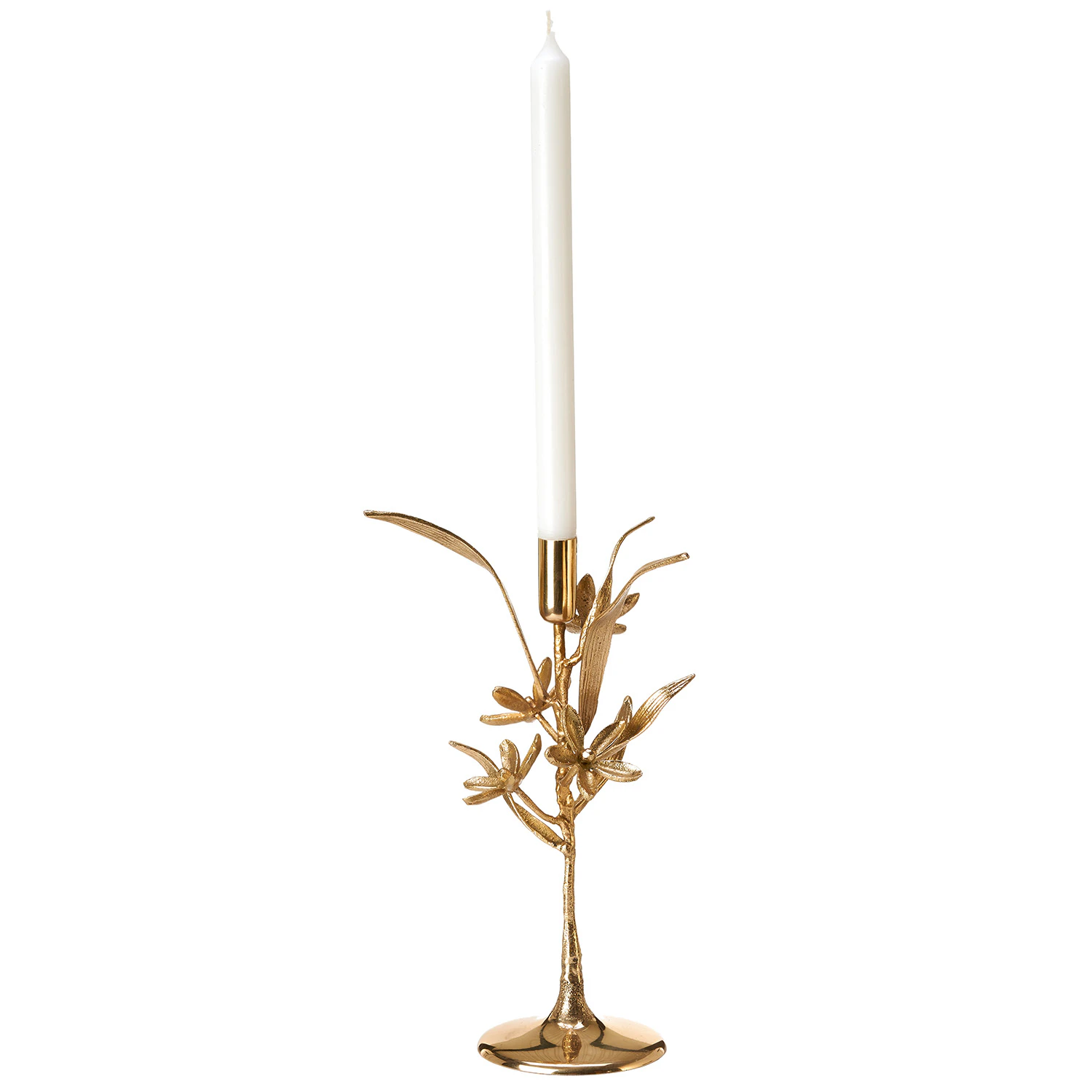 Polspotten Bergamot Candle Holder 31 Cm Gold - Fyrfadsstager Metal Guld - 375-225-061