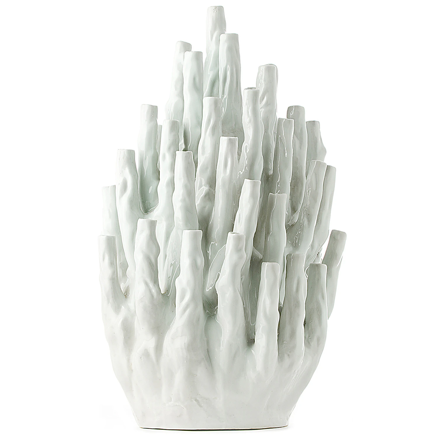 Polspotten Coral 50-tulips Vase White - Vaser Porcel&aelig;n Hvid - 230-205-020
