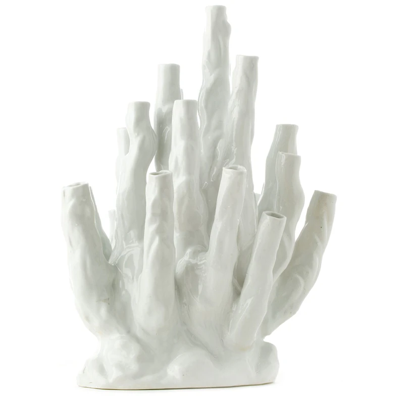 Coral vase 20 tulipaner, Hvid