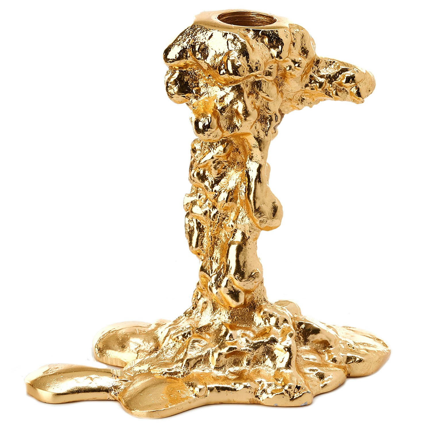 Polspotten Drip Candle Holder Gold S - Fyrfadsstager Metal Guld - 390-225-133