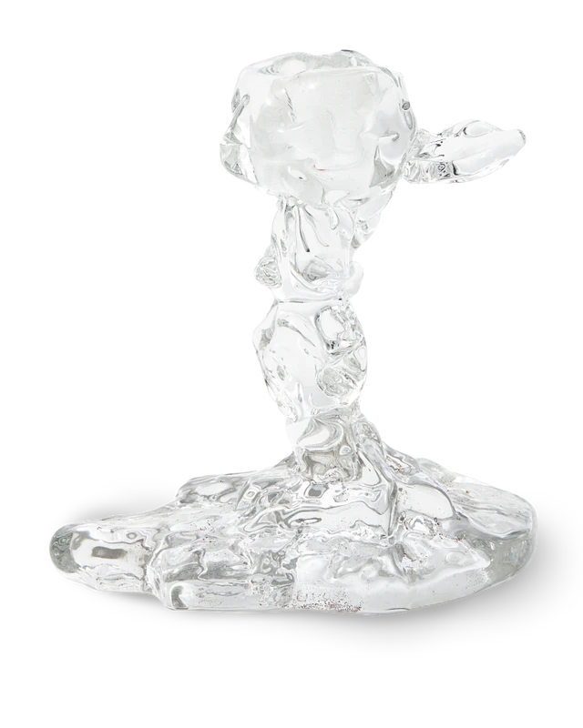 Polspotten Drip Lysestage S / 14 Cm - Fyrfadsstager Glas Klar - 140-225-078