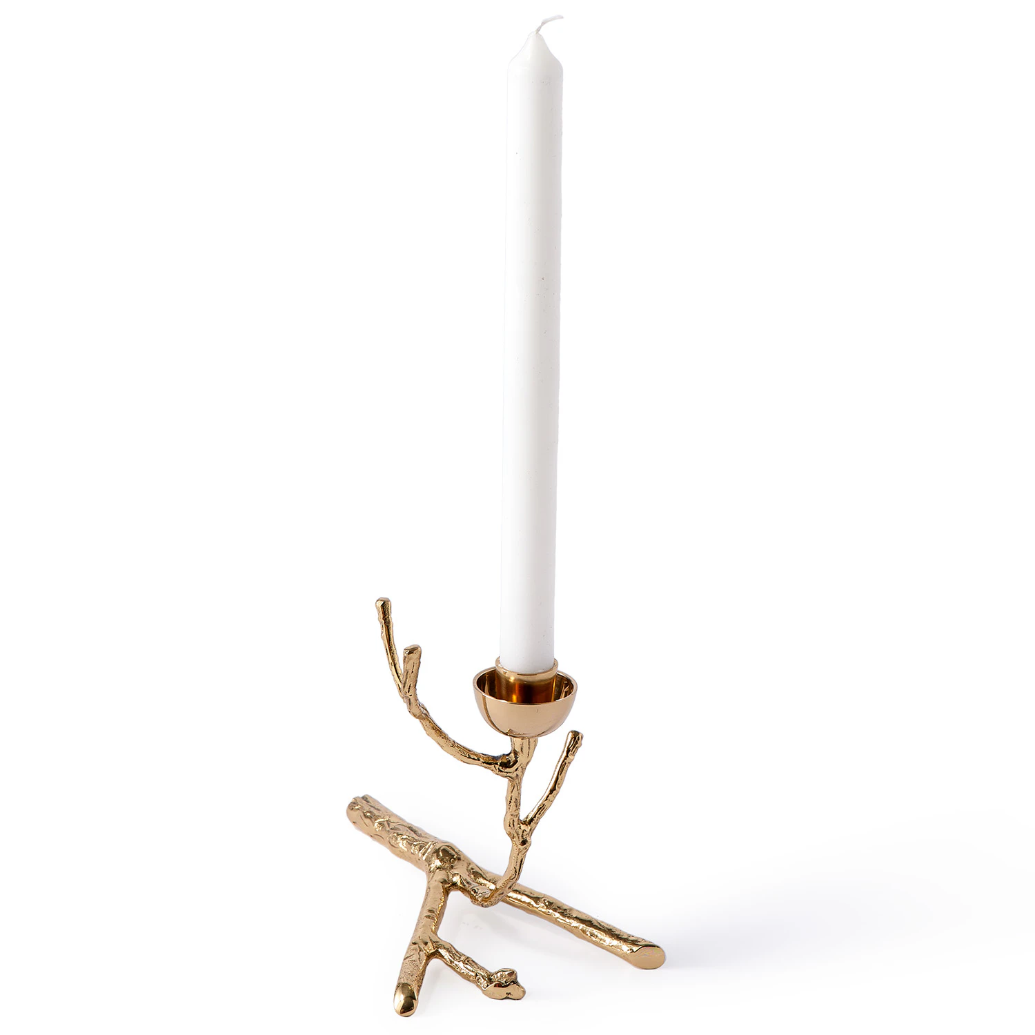 Polspotten Twiggy Gold 14 Cm - Fyrfadsstager Metal Guld - 390-225-149