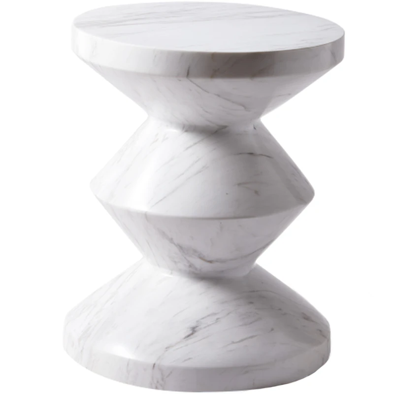 Zig Zag Taburet, Hvid