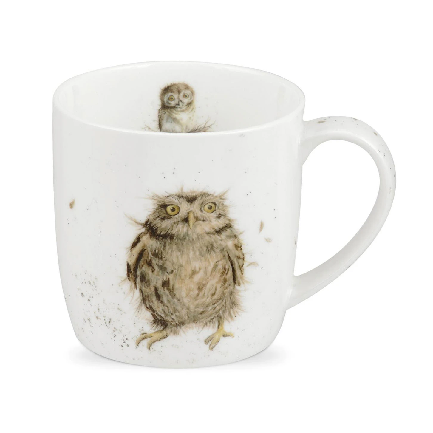 Portmeirion Wrendale What a Hoot Krus 31cl - Kaffekopper Benporcel&aelig;n Hvid - MMKD5629-XT
