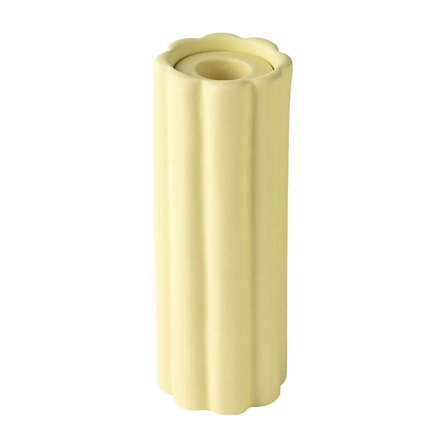 Potteryjo Birgit Vase / Lysestage 17 Cm - Vaser Stent&oslash;j Pale Yellow - 032202S-300