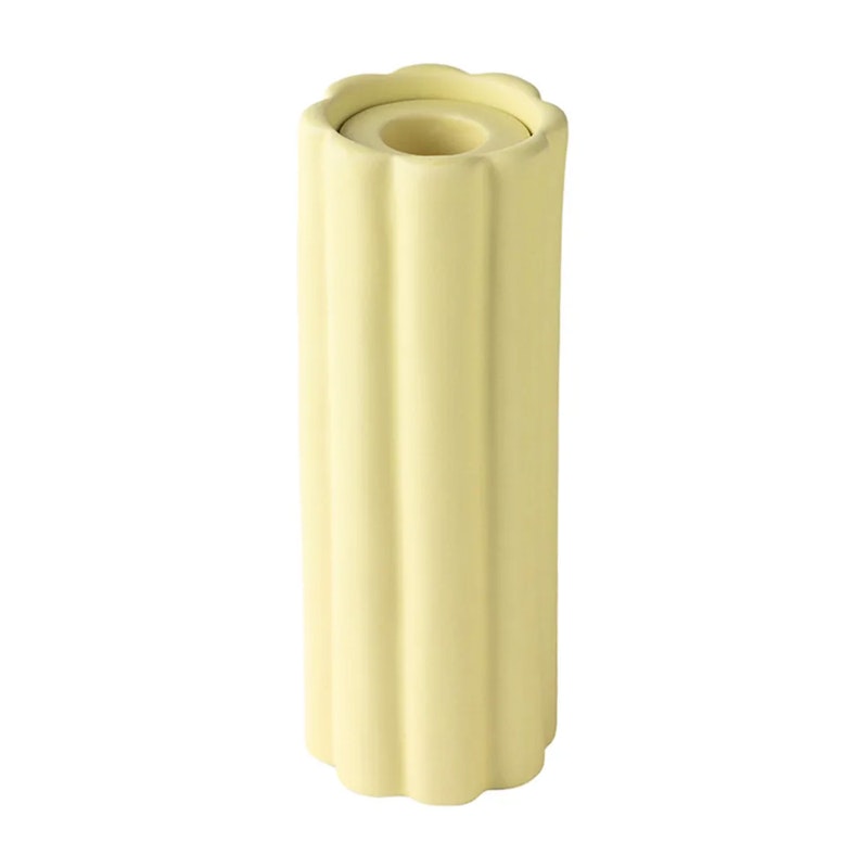 Birgit Vase / Lysestage 17 cm, Pale Yellow