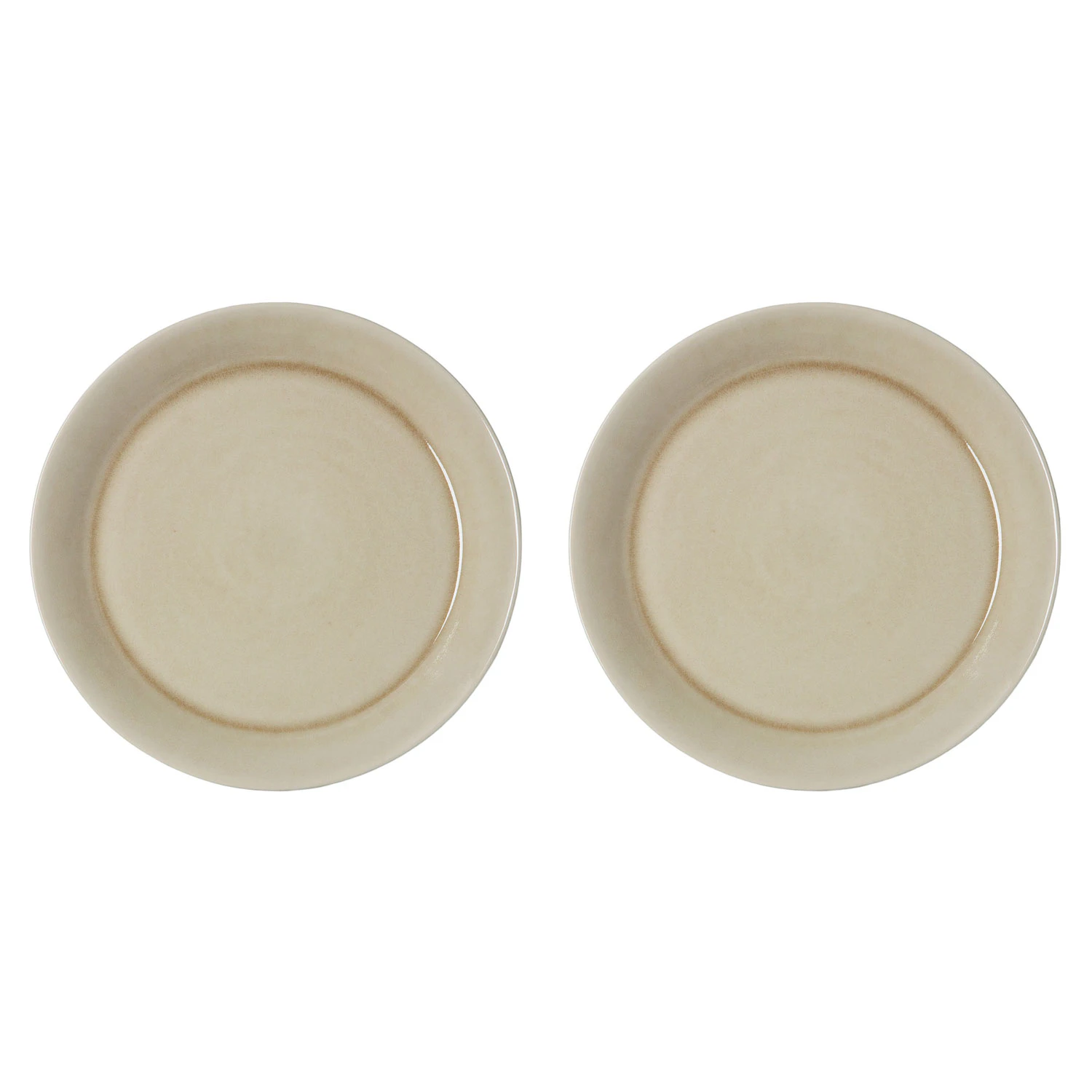 Potteryjo Daga Tallerken 2-pak 25 Cm - Middagstallerkner Stent&oslash;j Oat - 043301-AC108-68
