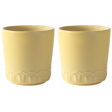 Potteryjo Tulipa Kop 20 Cl 2-pak - Kaffekopper Stent&oslash;j Pale Moon - 025504-V2555