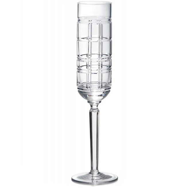 Ralph Lauren Home Hudson Plaid Champagneglas - Champagneglas Krystalglas Klar - 680828461001