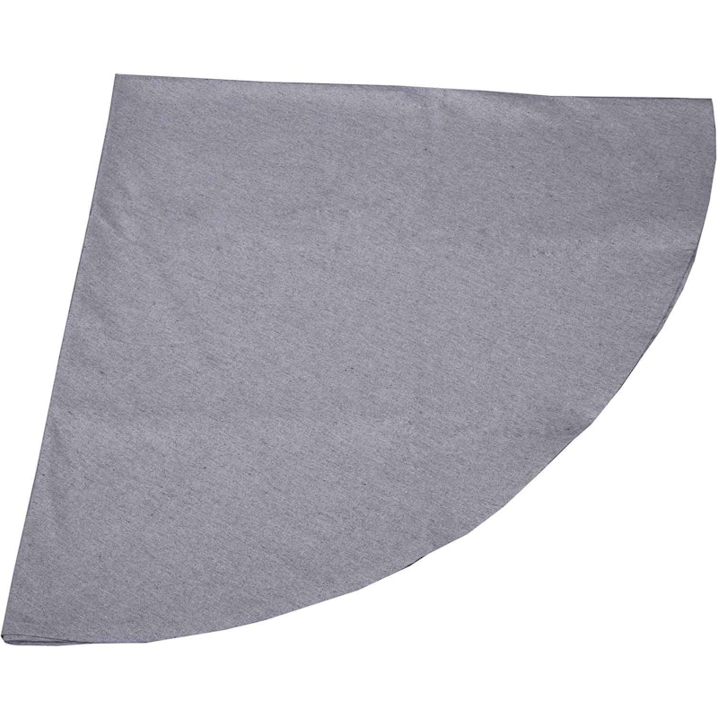 Hedvig Dug Behandlet 160 cm Rund Chambray, Grå / Hvid