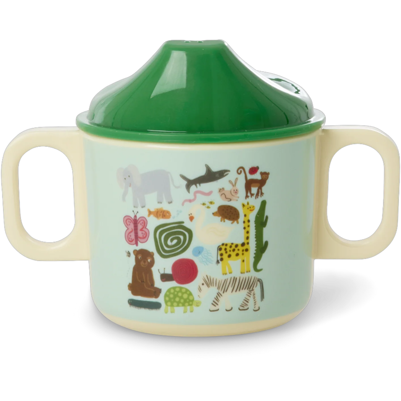 Babykop Melamin 25 cl, Mint Wildlife
