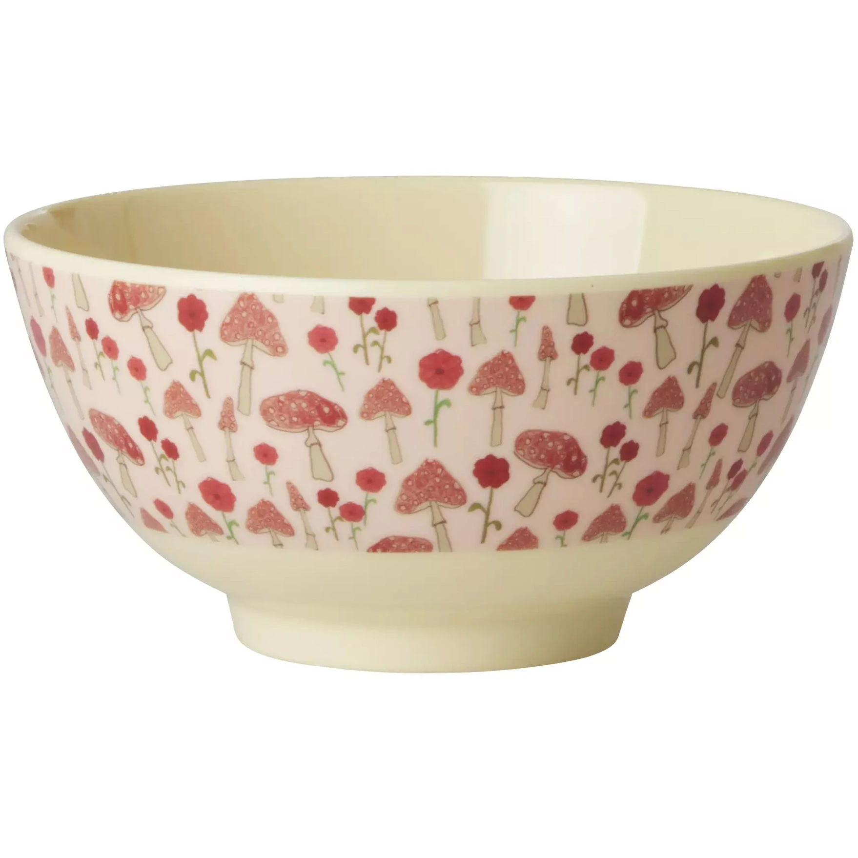 Rice e Bowl 70 Cl Pink Happy Forest - Serveringssk&aring;le Melamin Multi - MELBW-HAFOI