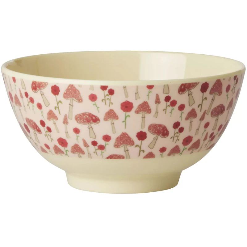 Melamine Bowl 70 cl, Pink Happy Forest