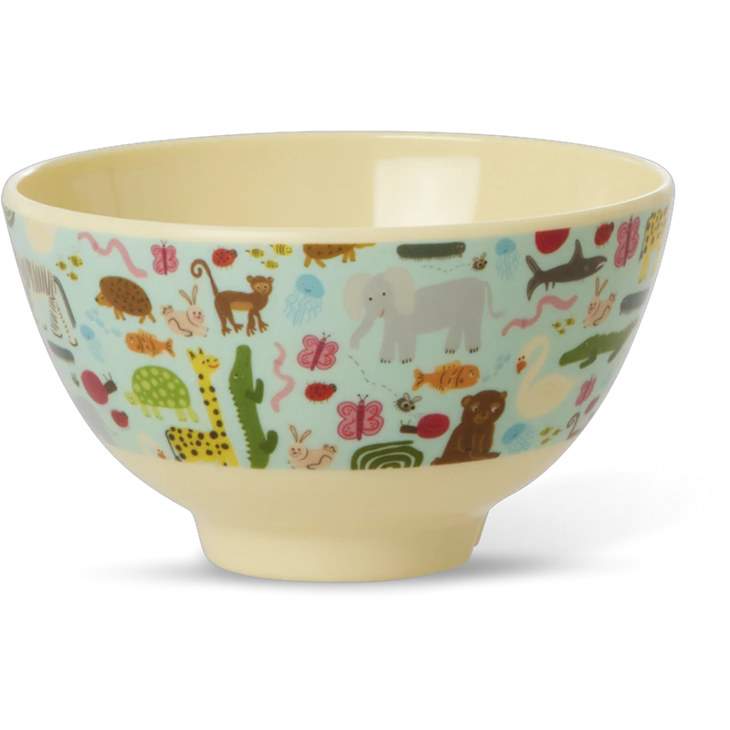 Melamine Bowl 30 cl, Mint Wildlife