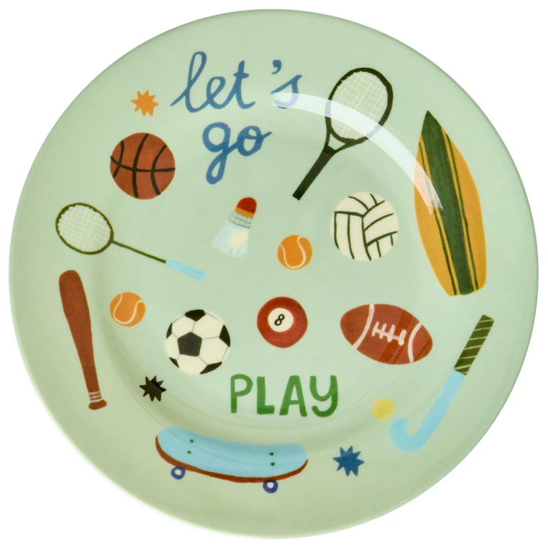 Melamintallerken 20 cm, Sports