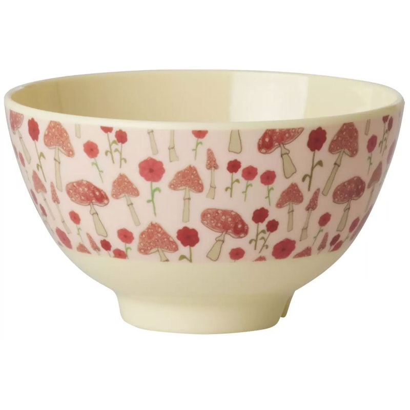 Melamine Bowl 30 cl, Pink Happy Forest