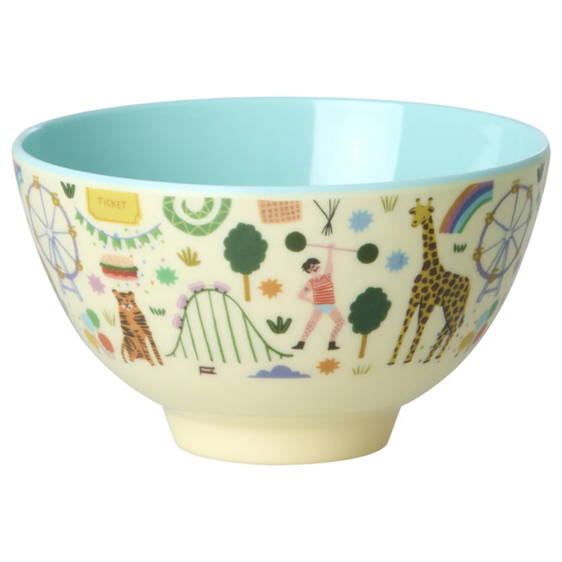 Melamine Bowl 30 cl, Mint Fun Fair