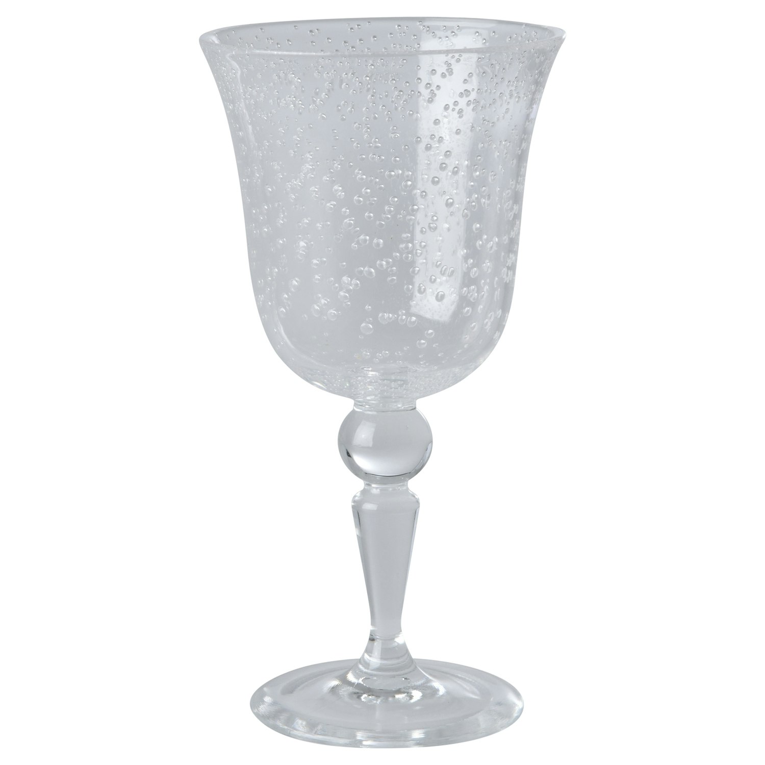 Rice Vinglas Bubble Clear - Vinglas Akryl Klar - HSGLW-BUBW