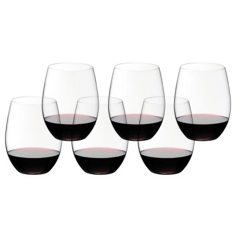 O Cabernet/Merlot Wine Glasses 6-pack, 20 Year Anniversary