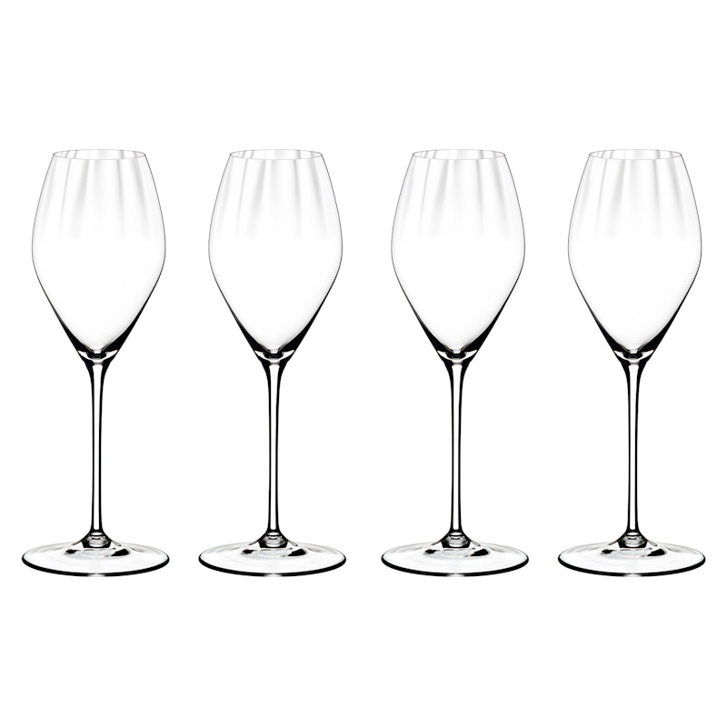 Performance Champagneglas, 4-pak