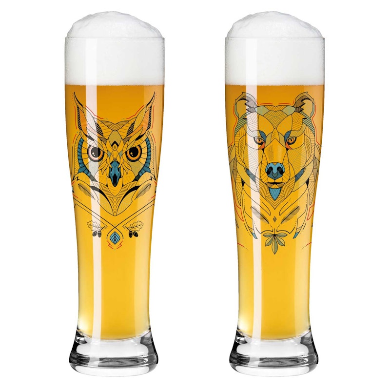 Brauchzeit Ølglas 2-pak, #1 & 2