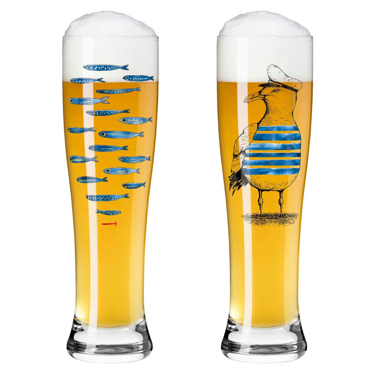 Ritzenhoff Brauchzeit &Oslash;l 2-pak #13 & 14 - &Oslash;lglas Glas Klar - 3481007