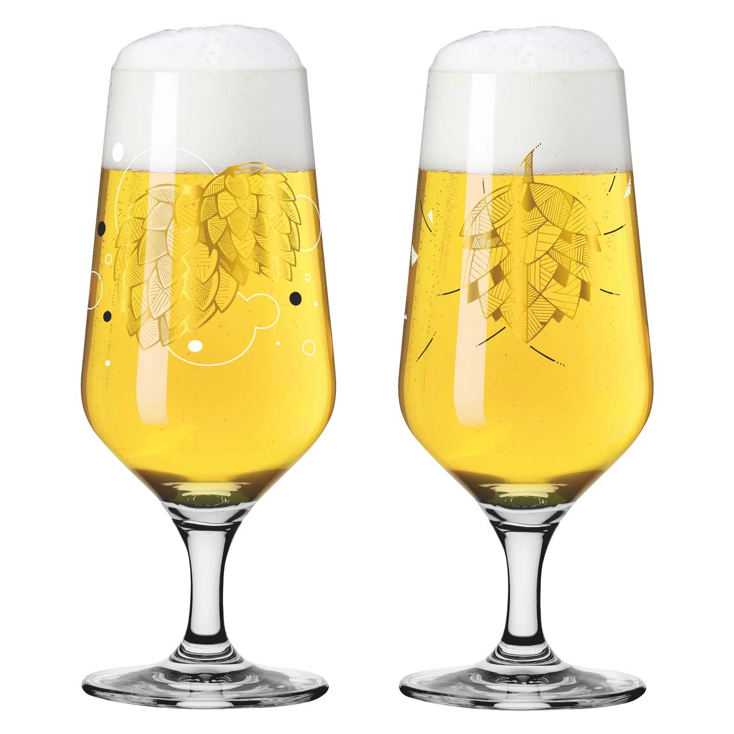Ritzenhoff Brauchzeit &Oslash;lglas 37 Cl 2-pak #1 & 2 - &Oslash;lglas Krystalglas Klar - 3471001