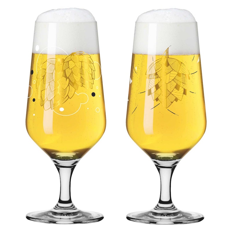 Brauchzeit Ølglas 37 cl 2-pak, #1 & 2