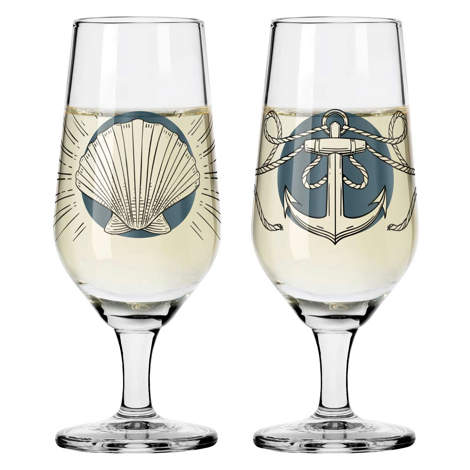 Ritzenhoff Brauchzeit Snapseglas 5,5 Cl 2-pak #1 & 2 - Snaps & Avec Krystalglas Klar - 3871001