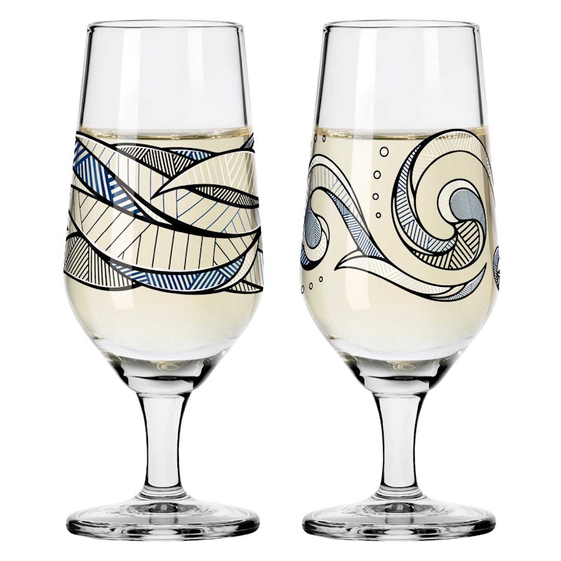 Brauchzeit Snapseglas 5,5 cl 2-pak, #5 & 6