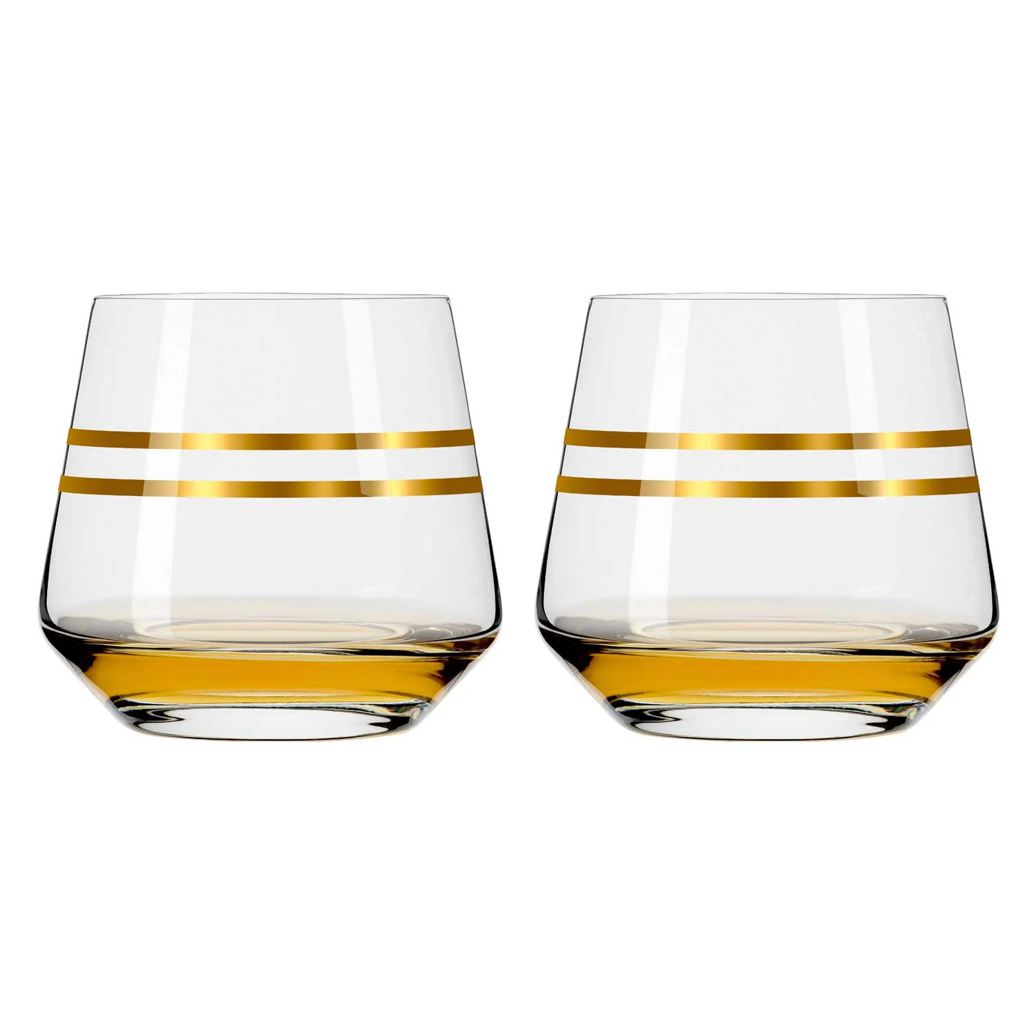 Ritzenhoff Celebration Deluxe Drinksglas Stripes 2-pak 42 Cl - Tumblers Krystalglas Klar - 6141009