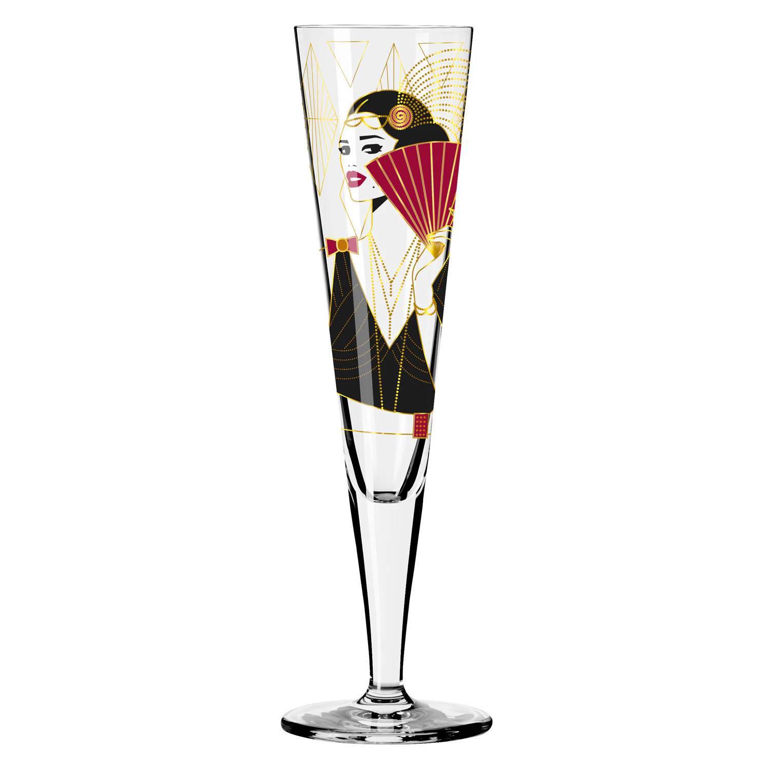 Ritzenhoff Goldnacht Champagneglas No: 28 - Champagneglas Krystalglas Klar - 1071028