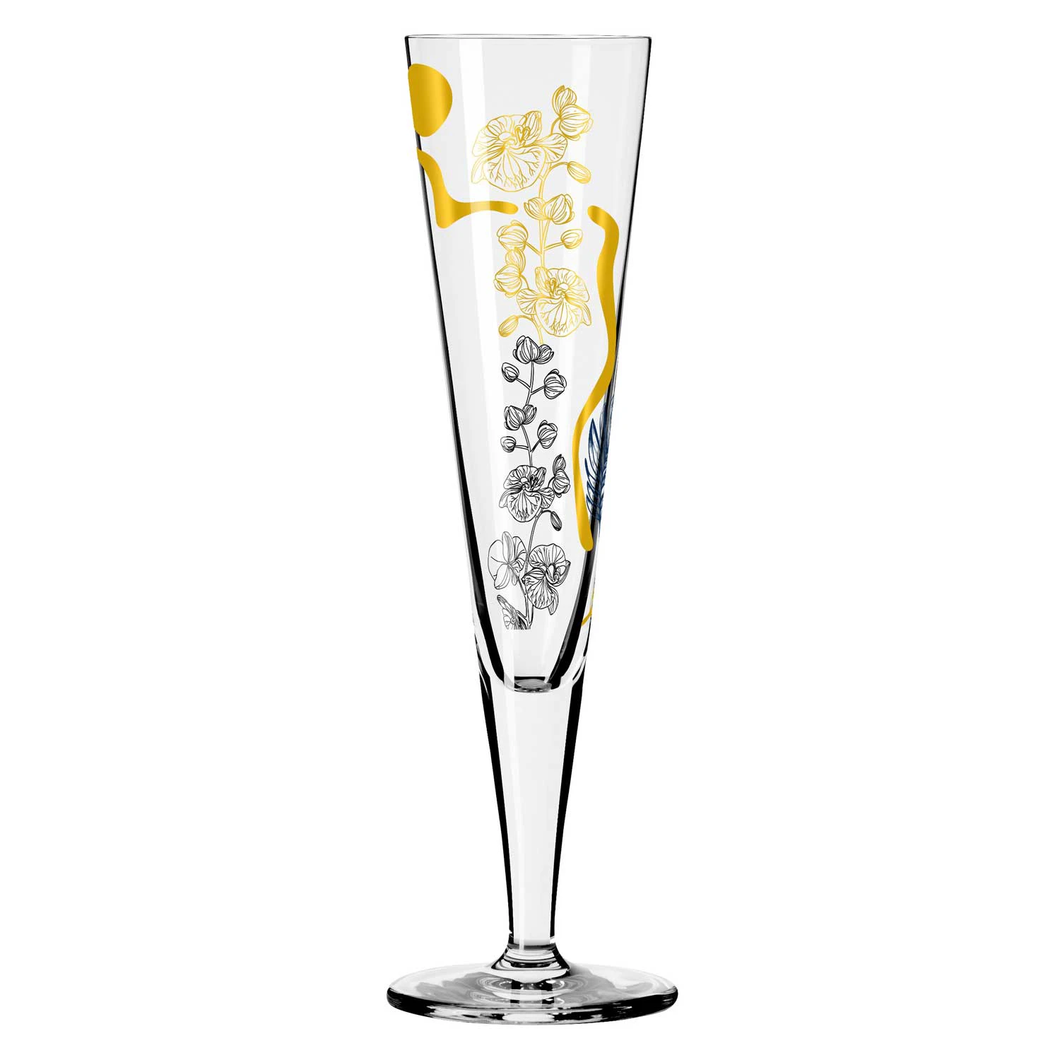 Ritzenhoff Goldnacht Champagneglas No: 38 - Champagneglas Krystalglas Klar - 1071038